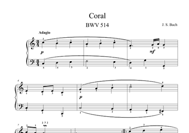 Coral - BWV 514 (arr. Jofré Juan Pablo)