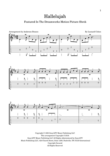 Hallelujah (arr. Anderson Branco)