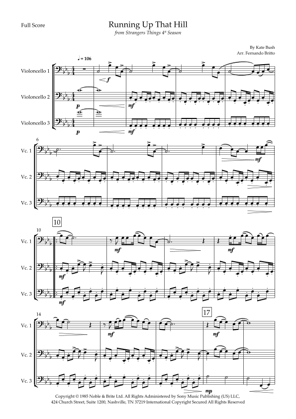 Running Up That Hill (arr. Fernando Britto)