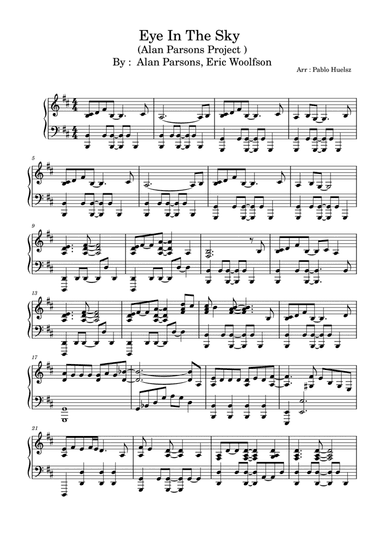 Eye In The Sky (arr. Pablo Huelsz)