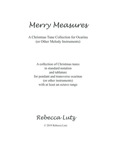 Merry Measures (arr. Rebecca Lutz)