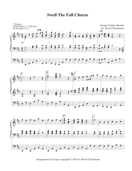 Swell the Full Chorus (arr. David Christensen)