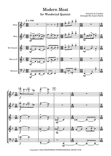 Modern Meat (arr. James Smith)