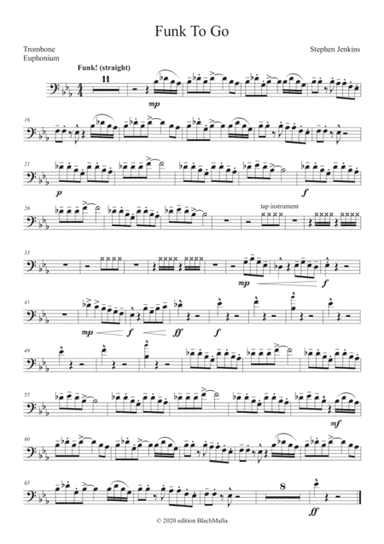 Funk To Go for Trombone and Piano