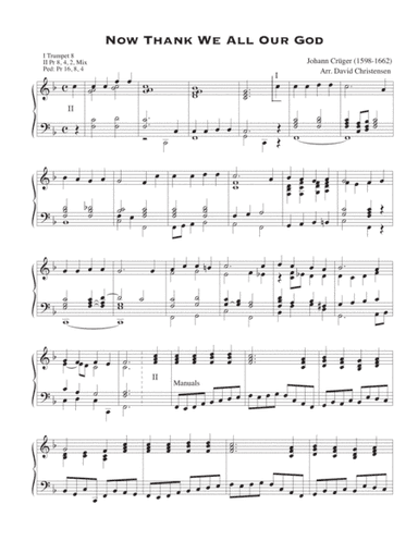 Now Thank We All Our God (arr. David Christensen)