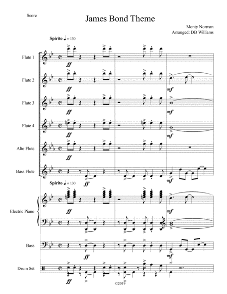 James Bond Theme (arr. DB Williams)