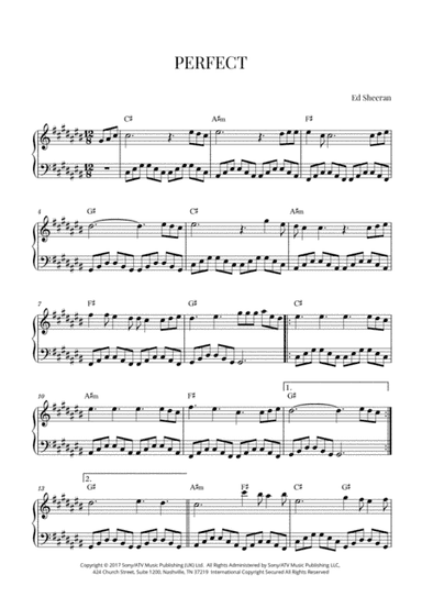 Perfect (arr. Cadenza Editions)