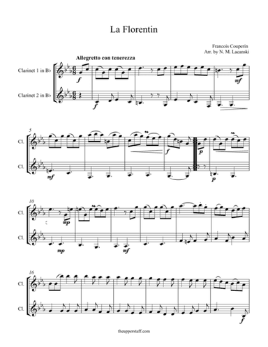 La Florentin (arr. Nick Lacanski)
