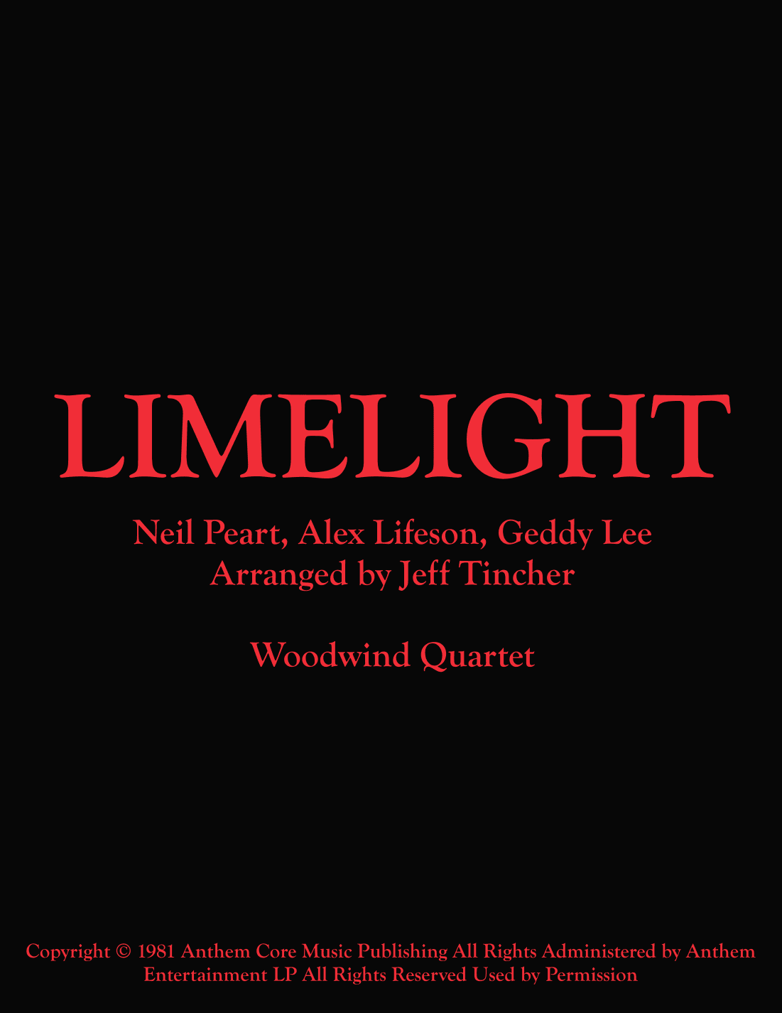 Limelight (arr. Jeff Tincher)