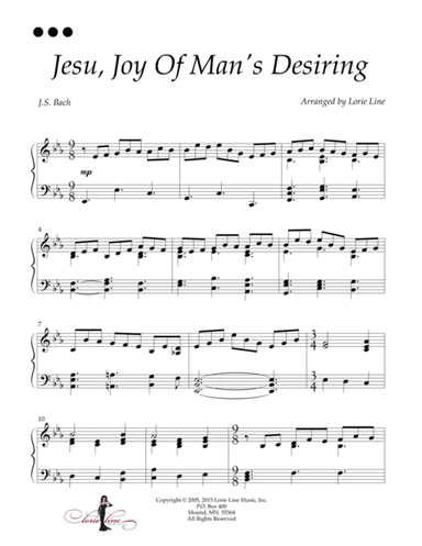Jesu, Joy Of Man's Desiring (arr. Lorie Line)