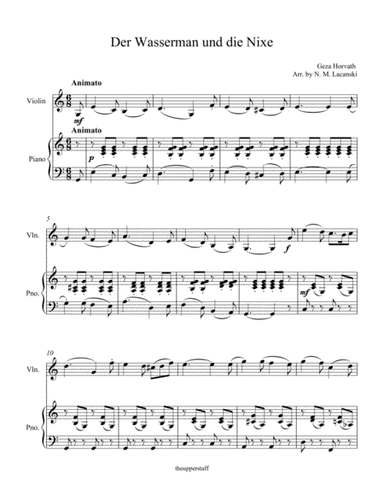 Der Wasserman und die Nixe (arr. Nick Lacanski)