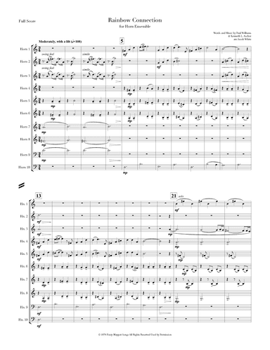 The Rainbow Connection (arr. Jacob White)