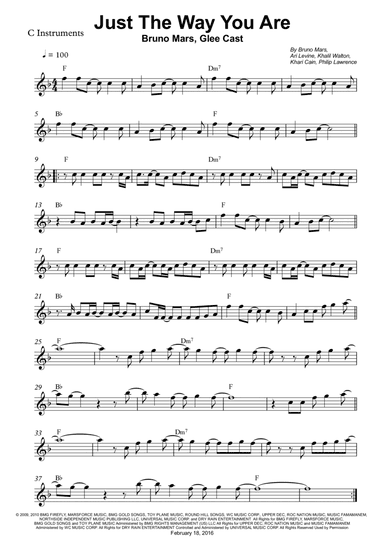 Just The Way You Are (arr. Wesley S. SIlva)