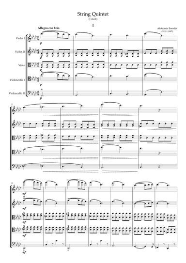 String Quintet (f-moll)