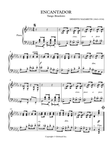 ENCANTADOR (arr. Globrazil)