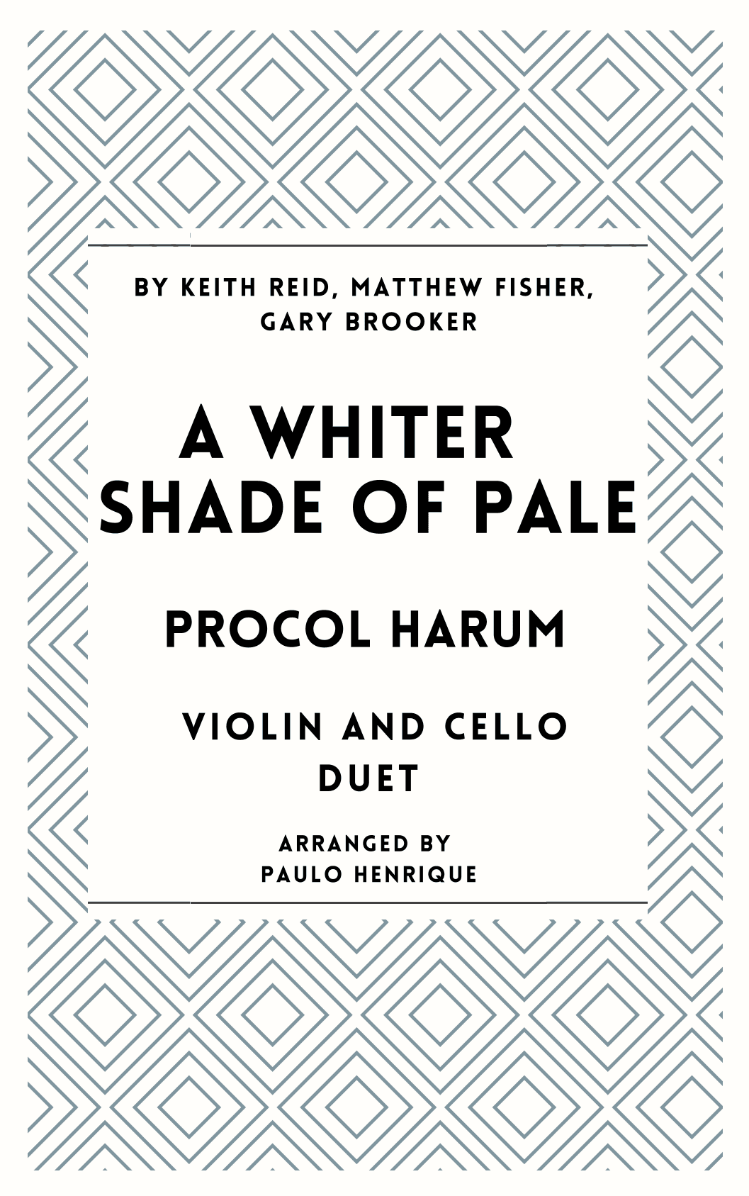 A Whiter Shade Of Pale (arr. Paulo Henrique)