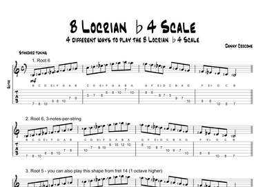B Locrian b4 Scale (4 Ways to Play)