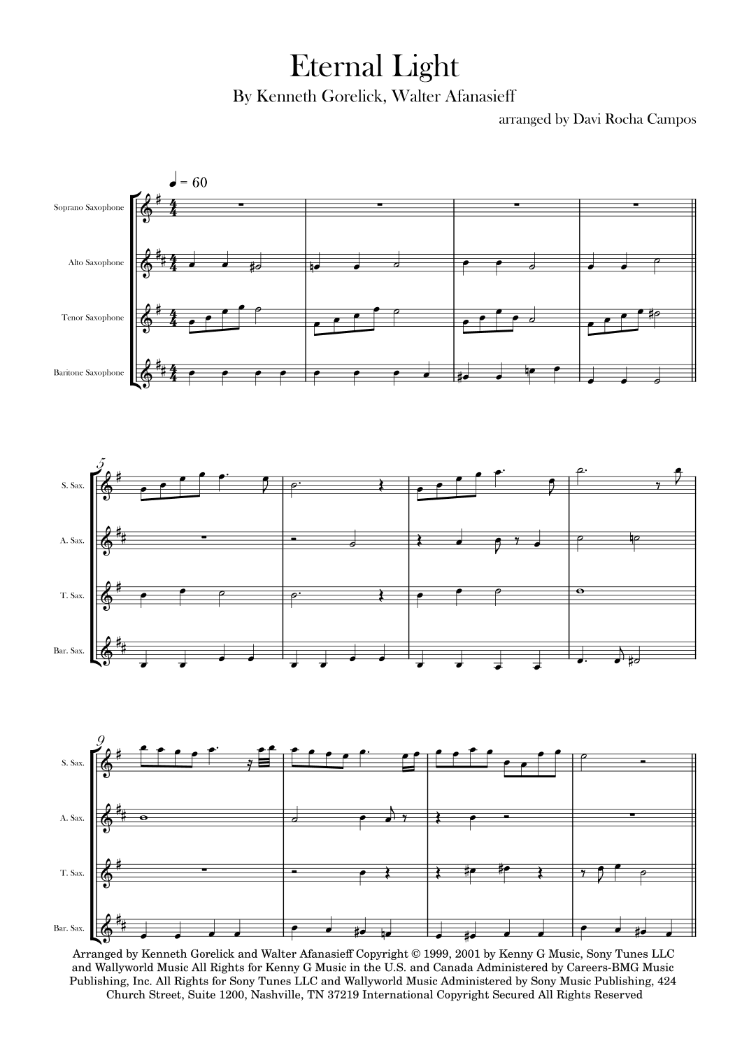 Eternal Light (arr. Davi Rocha Campos)