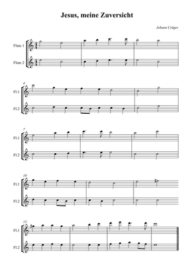 Jesus, meine Zuversicht (arr. Wesley S. SIlva)