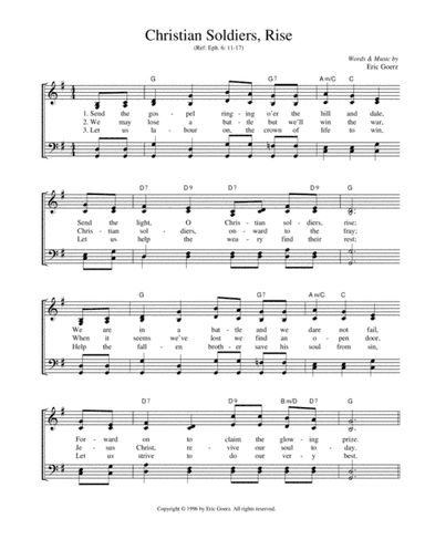 Christian Soldiers Rise