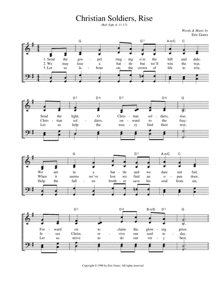 Christian Soldiers Rise