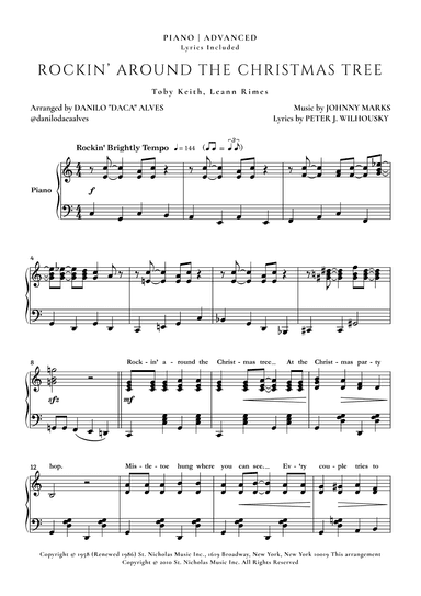 Rockin' Around The Christmas Tree (arr. Danilo "Daca" Alves)