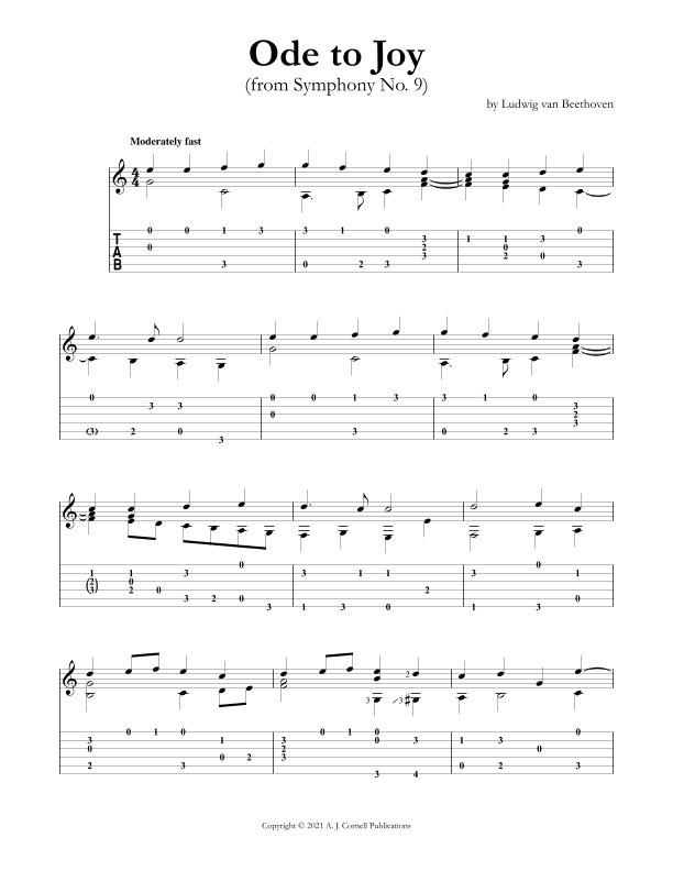 Ode to Joy (from Symphony No. 9) (arr. Mark Phillips)
