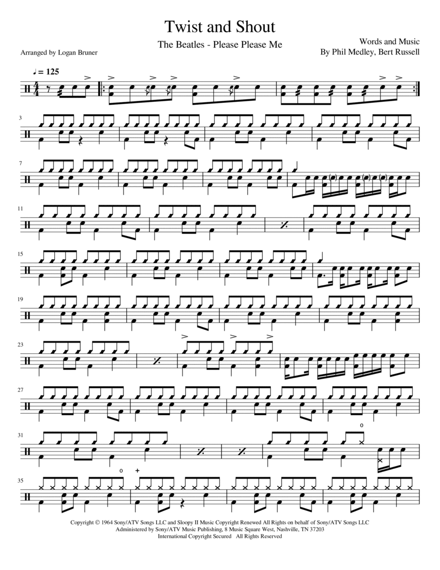 Twist And Shout (arr. Logan Bruner)