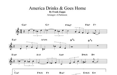 America Drinks & Goes Home (arr. Andrew Pattinson)