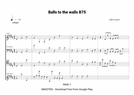 Balls to the walls B75