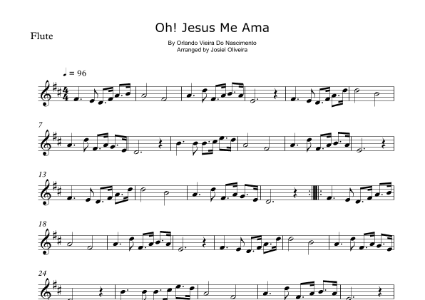 Oh Jesus Me Ama (arr. Josiel Oliveira)
