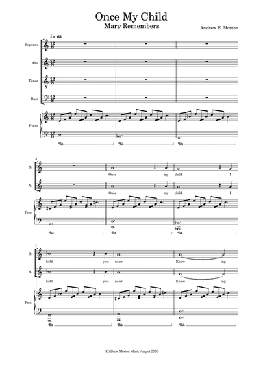 Once My Child (SATB)