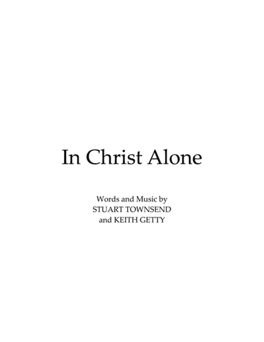 In Christ Alone (arr. mcbleke)