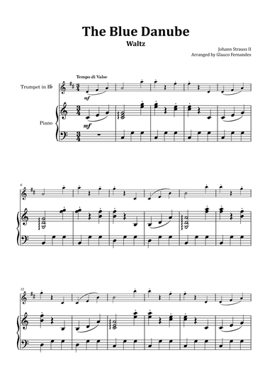 The Blue Danube - Trumpet and Piano (arr. Glauco Fernandes)