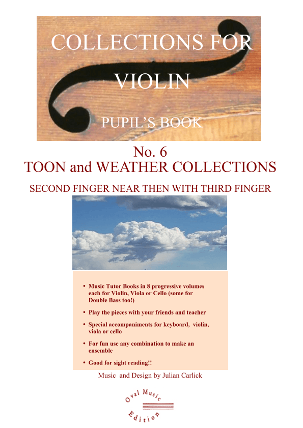 PUPIL BOOK Vol 6 Toon and Weather  Collections for Violin