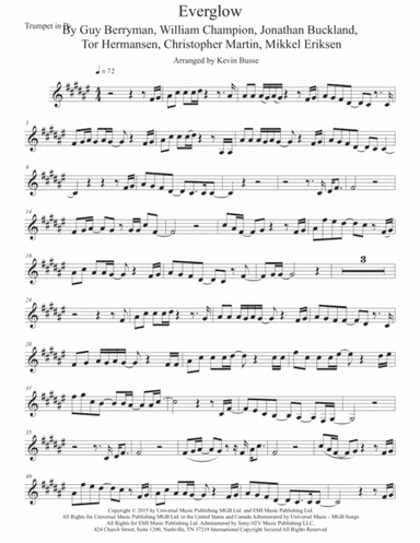 Everglow (arr. Kevin Busse)