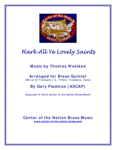 Hark All Ye Lovely Saints (arr. Gary Fladmoe (ASCAP))