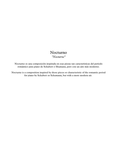 Nocturno (Nocturne)