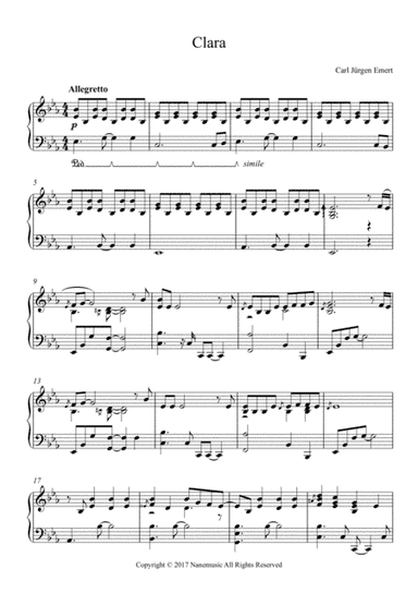 Clara - Piano Melancolía
