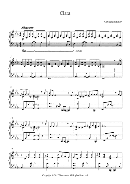 Clara - Piano Melancolía