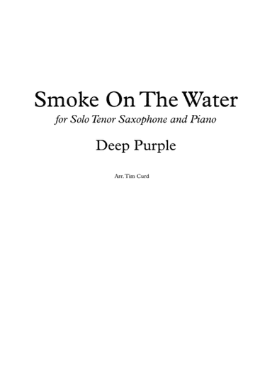 Smoke On The Water (arr. Tim Curd.)