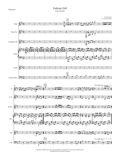 Galway Girl (arr. Fernando Britto)