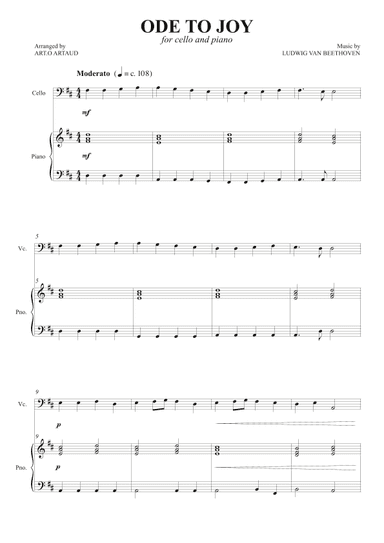 Ode to Joy (arr. Art.o Artaud)