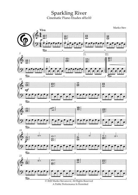 Sparkling River (Cinematic Piano Etudes S01E10)