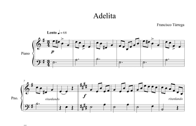 Adelita (arr. Baran Çakıcı)