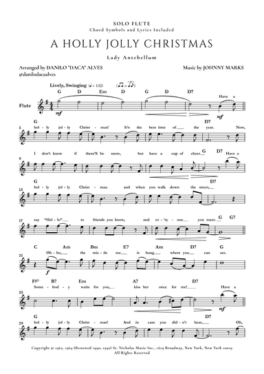 A Holly Jolly Christmas (arr. Danilo “Daca” Alves)
