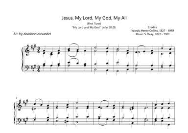 Jesus, My Lord, My God, My All