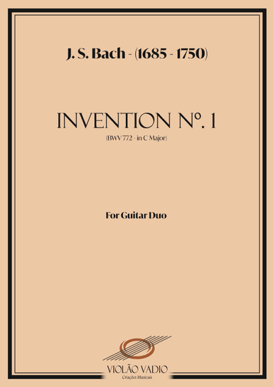 Invention no. 1 (BWV 772) - (J. S. Bach) - For 2 Guitars arrangement. (arr. André Alberto Santos)