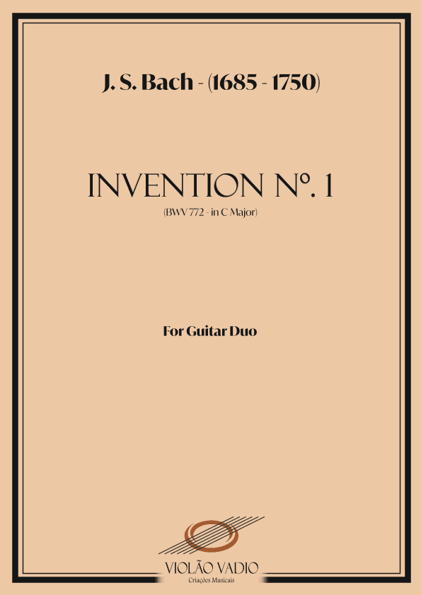 Invention no. 1 (BWV 772) - (J. S. Bach) - For 2 Guitars arrangement. (arr. André Alberto Santos)