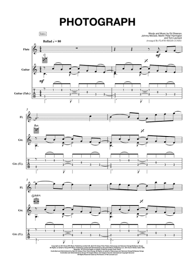 Photograph (arr. Flavio Regis Cunha)